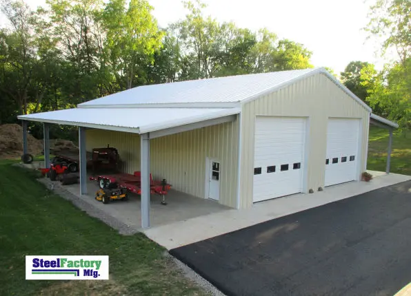 Residential Metal Barn Garage Pole Barn Alternative